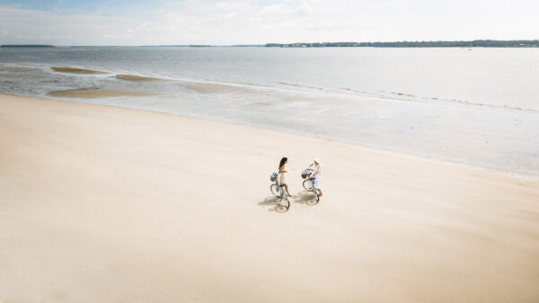 Biking beach Daufuskie Island