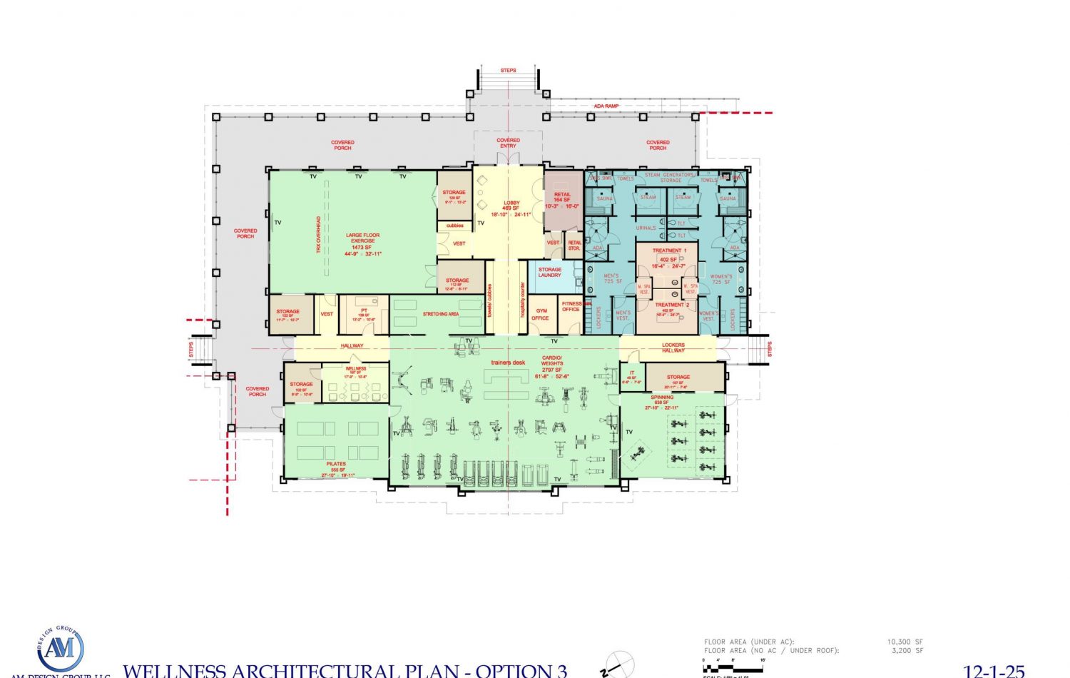 d wellness center rendering proposals page 3