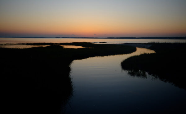 river dusk Daufuskie Island